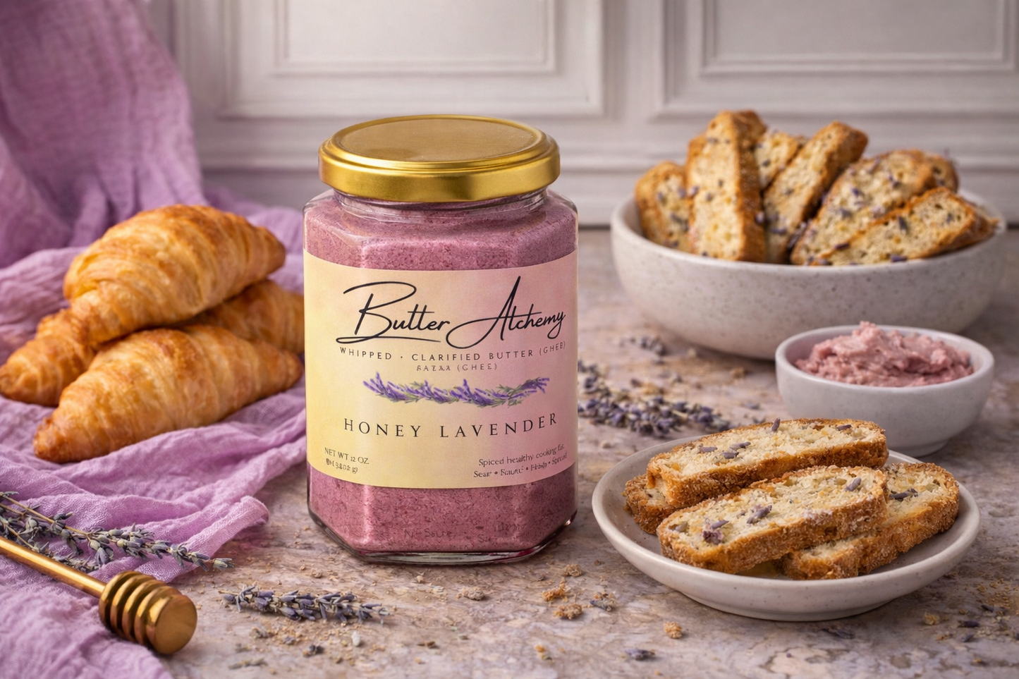 Ube Lavender Ghee