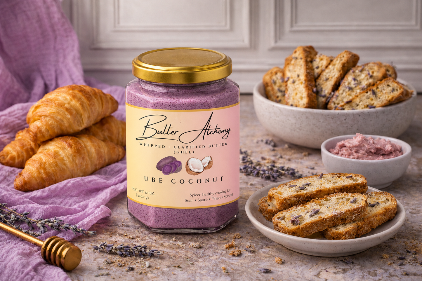 Ube Coconut Ghee